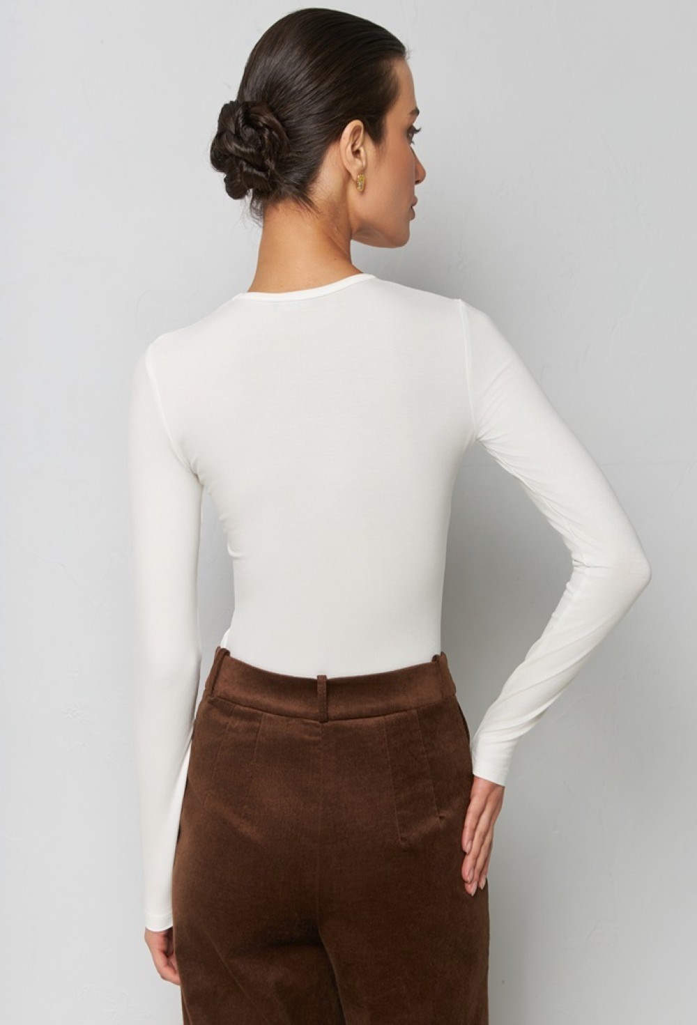 Лонгслив из трикотажа - фото 76771