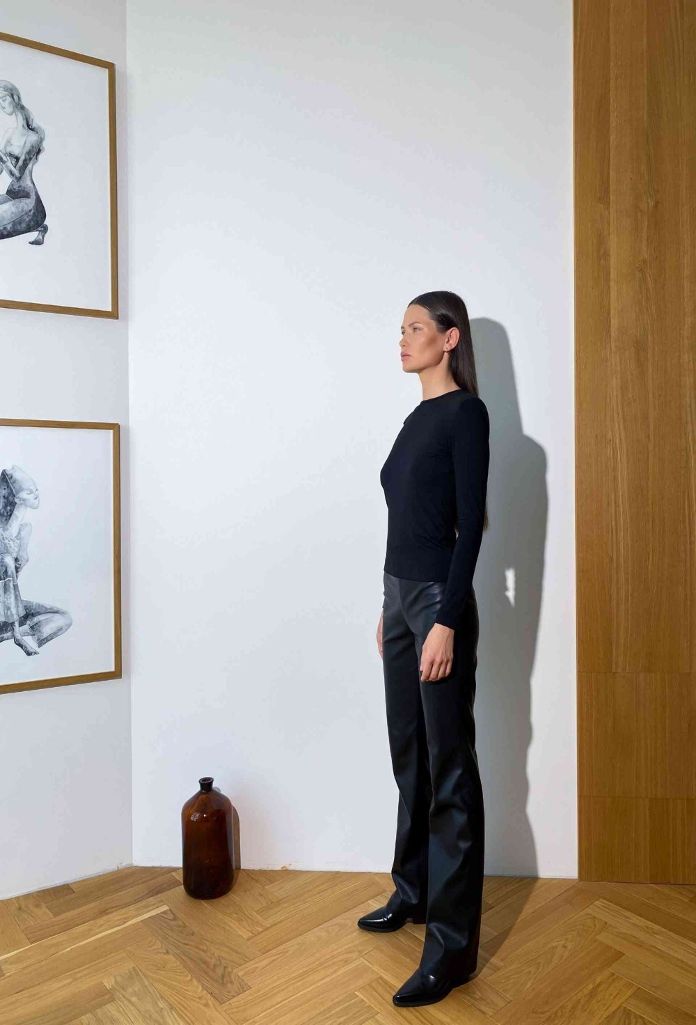 Лонгслив с подплечником - фото 76774