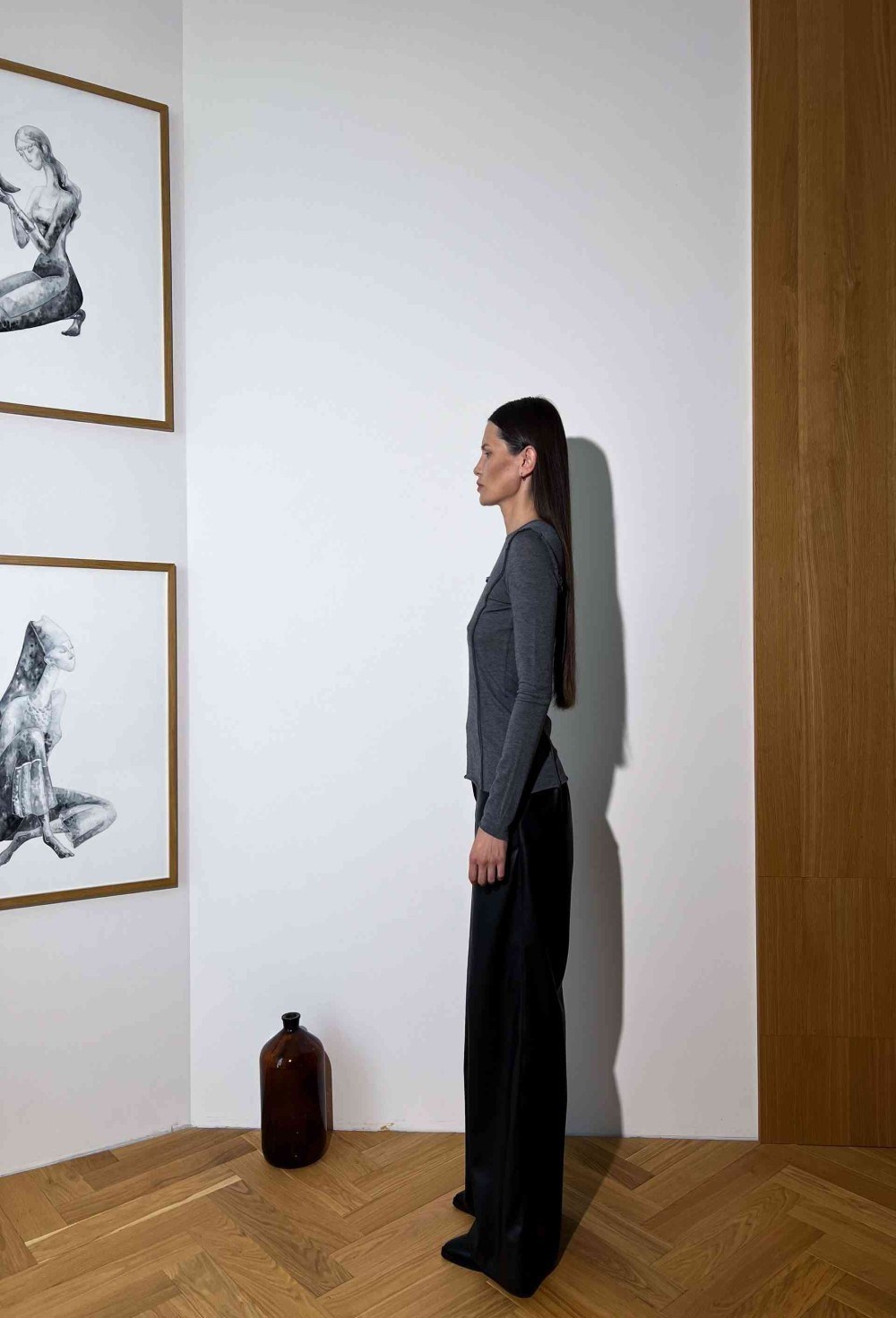 Лонгслив из вискозы и шерсти - фото 76782