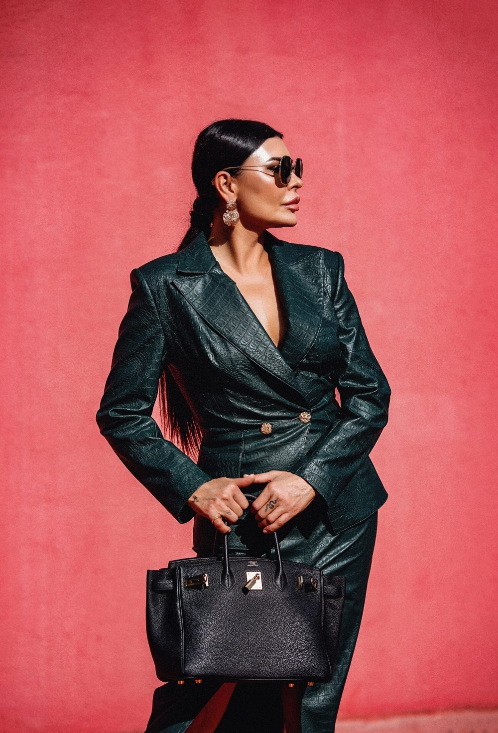 Костюм из эко кожи - фото 76847