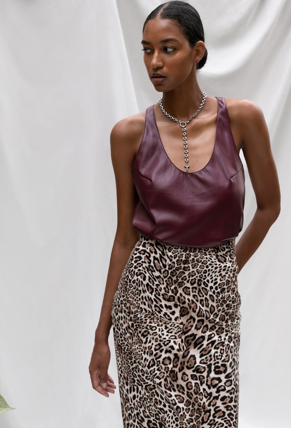 Юбка "лео" + топ - фото 76883