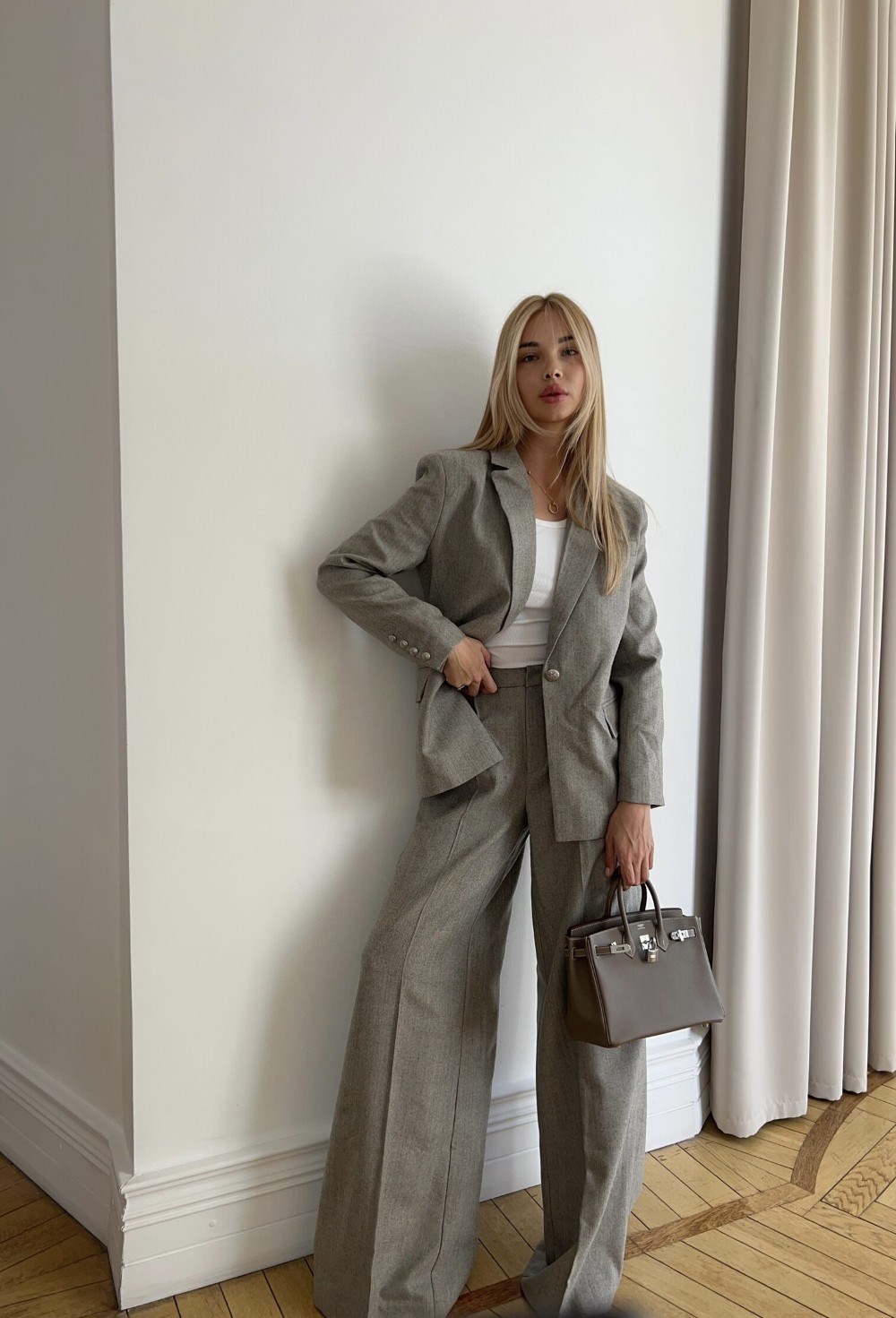 Шерстяной костюм тройка - фото 77102