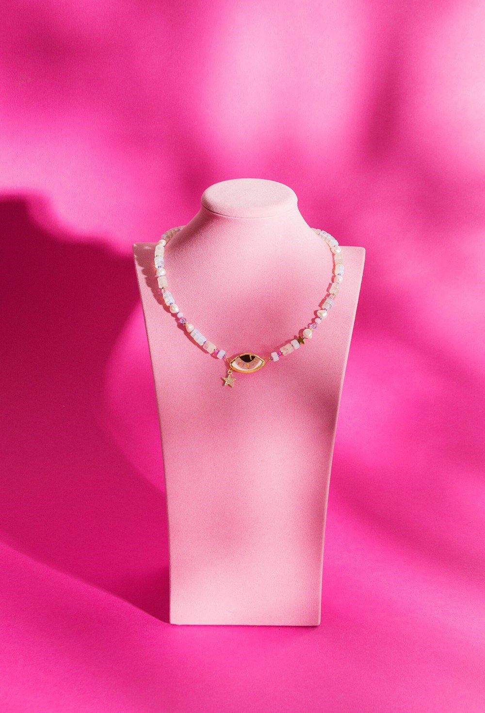 Колье фарфоровым глазом - фото 77528