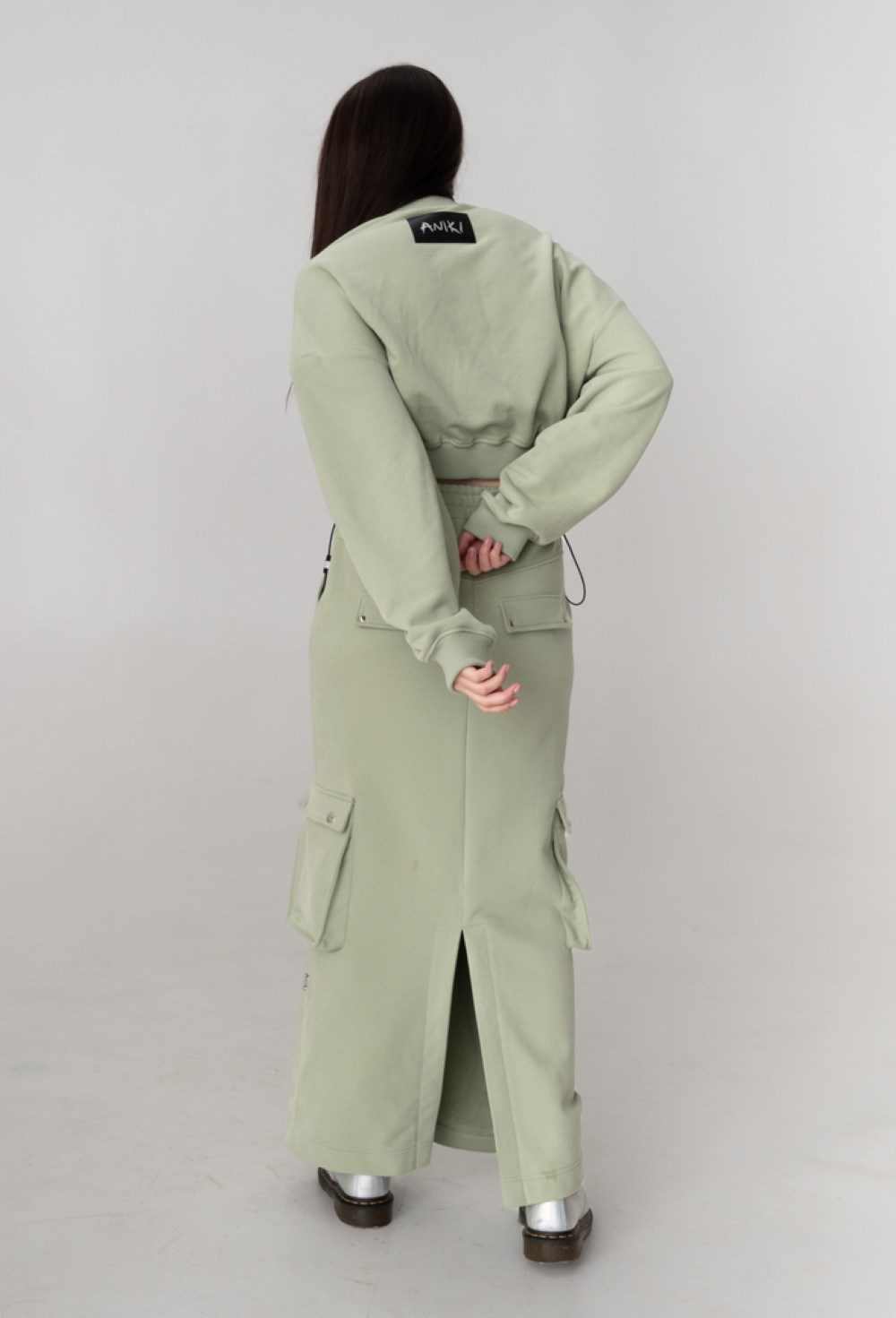 Бомбер Olive Sage - фото 77587