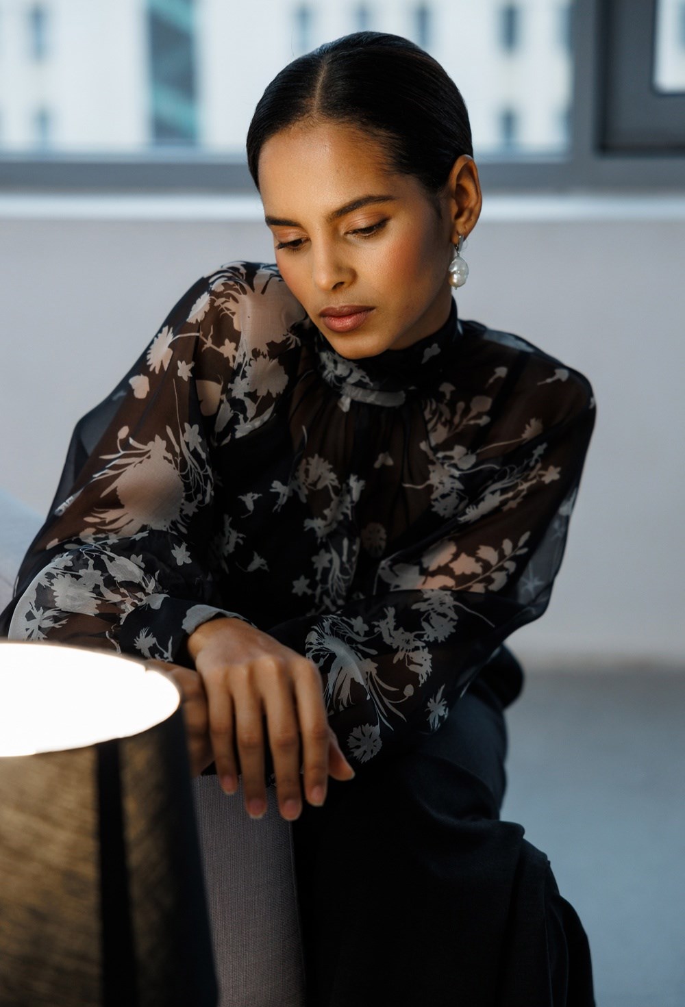 Блуза из шелка ORGANZA - фото 77611