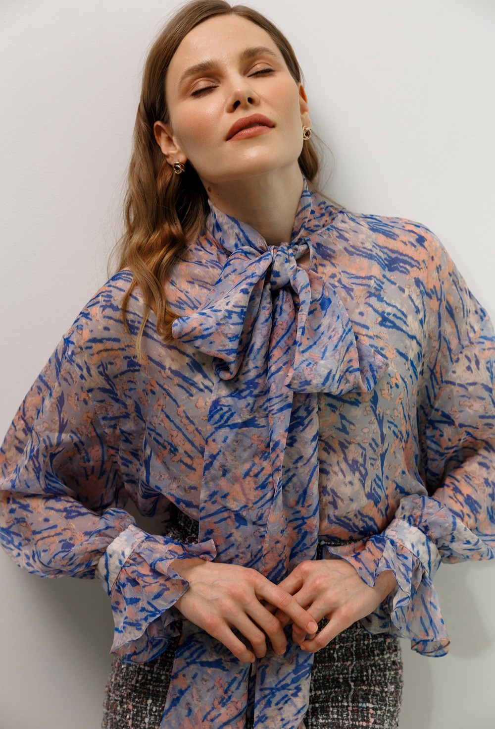 Блуза из шелка Giambattista Valli - фото 77620