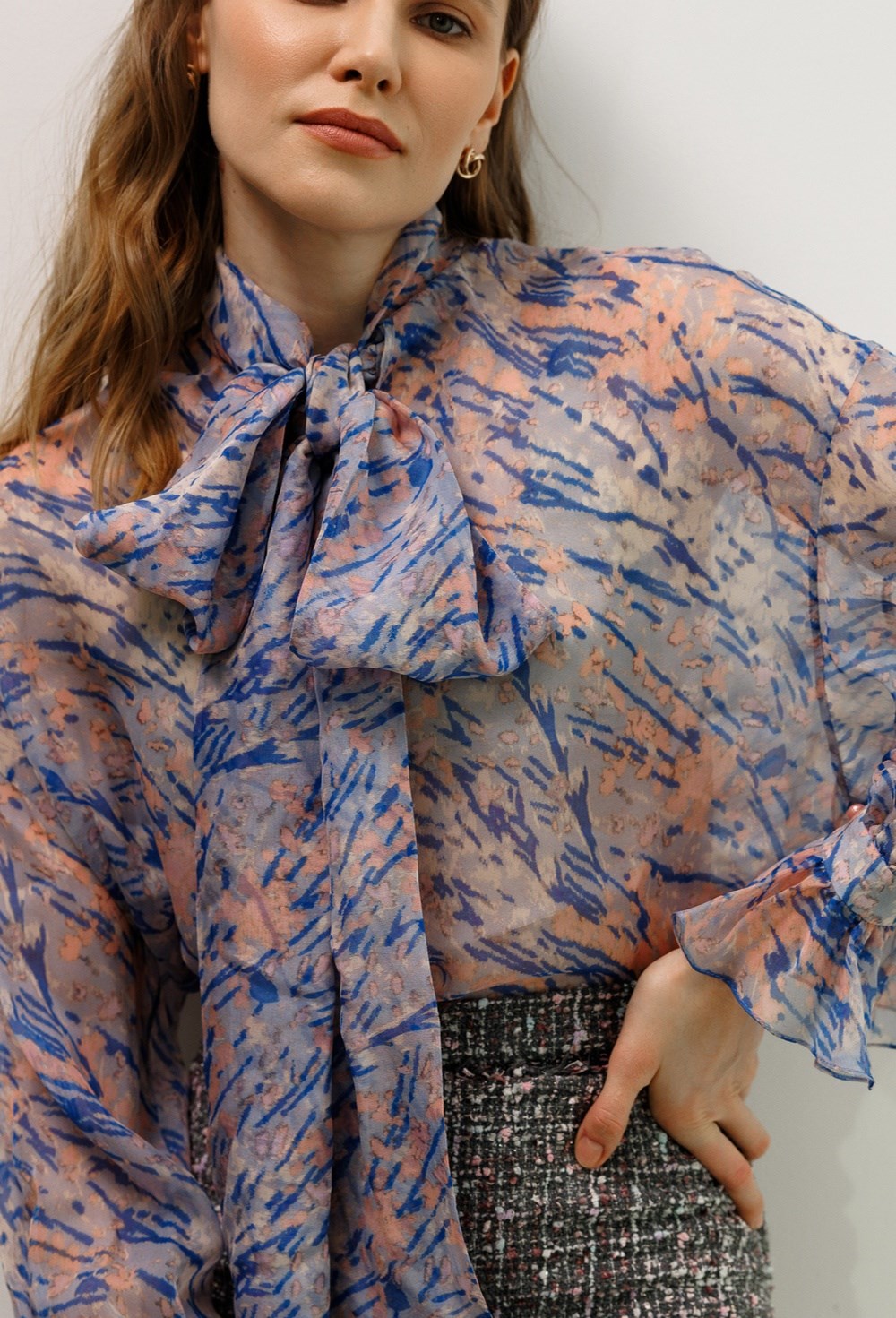 Блуза из шелка Giambattista Valli - фото 77621