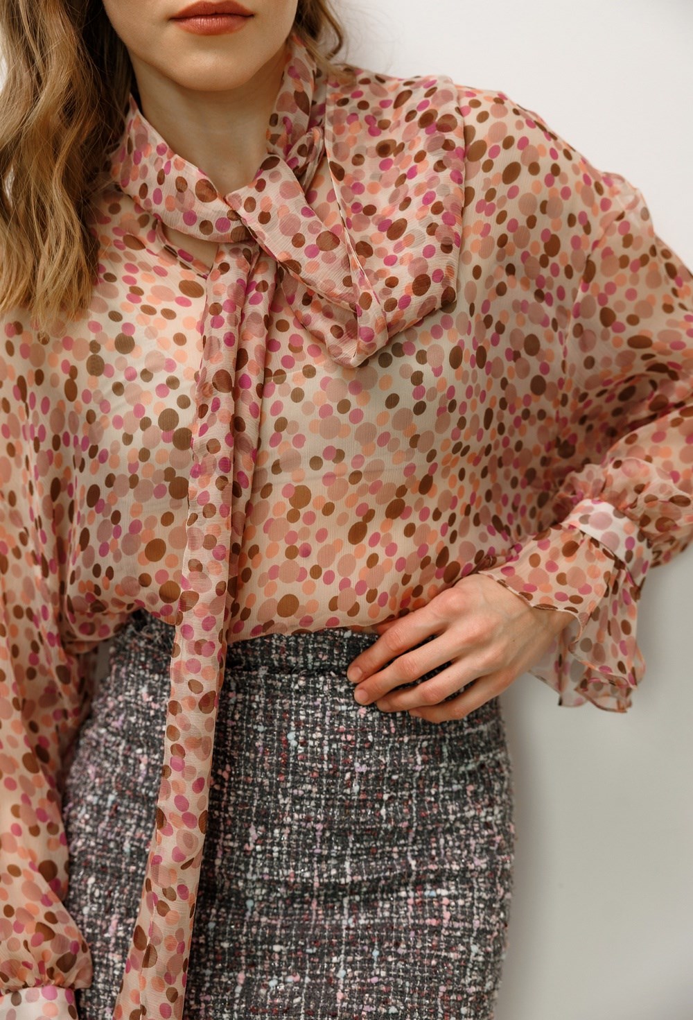 Блуза из шелка Hugo Boss - фото 77624