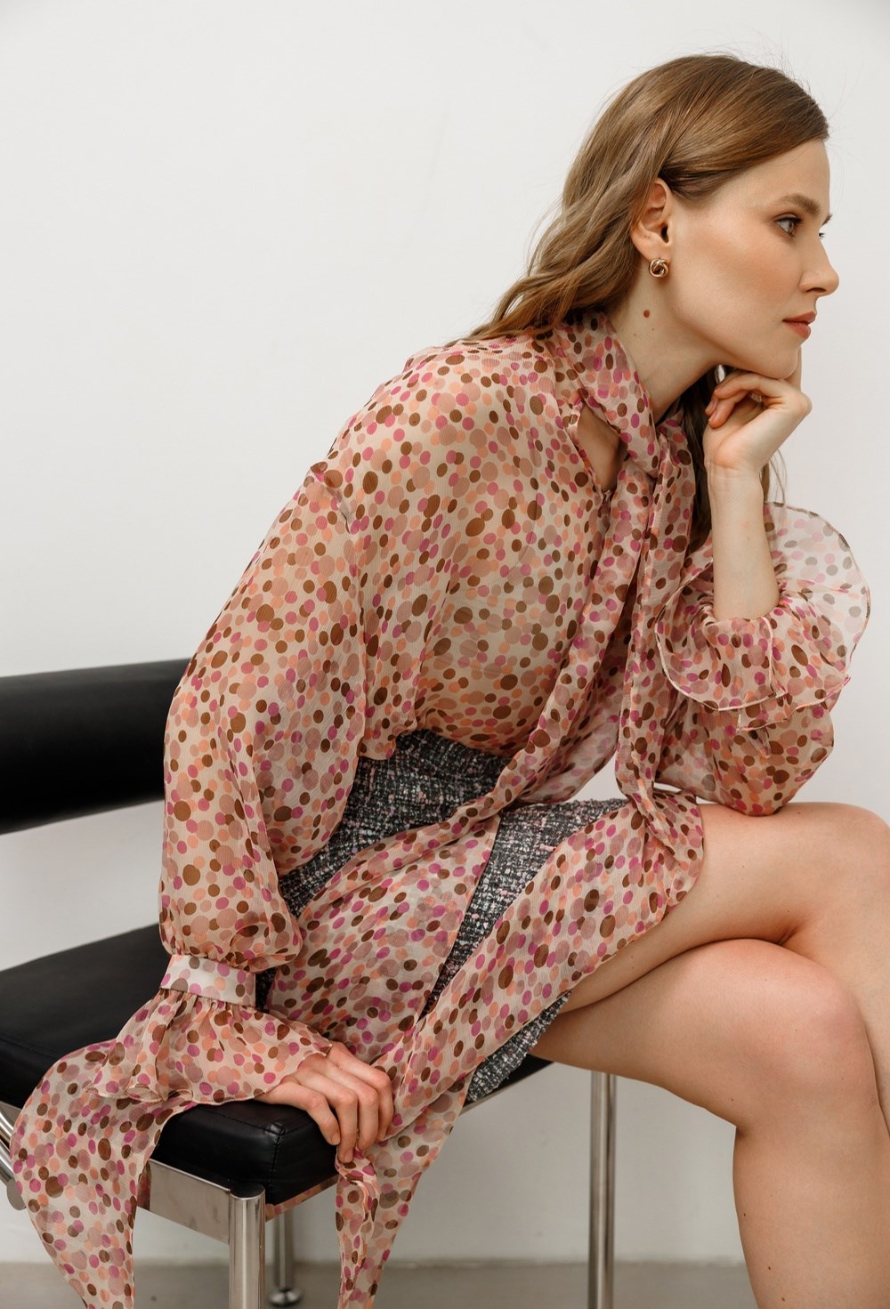 Блуза из шелка Hugo Boss - фото 77626