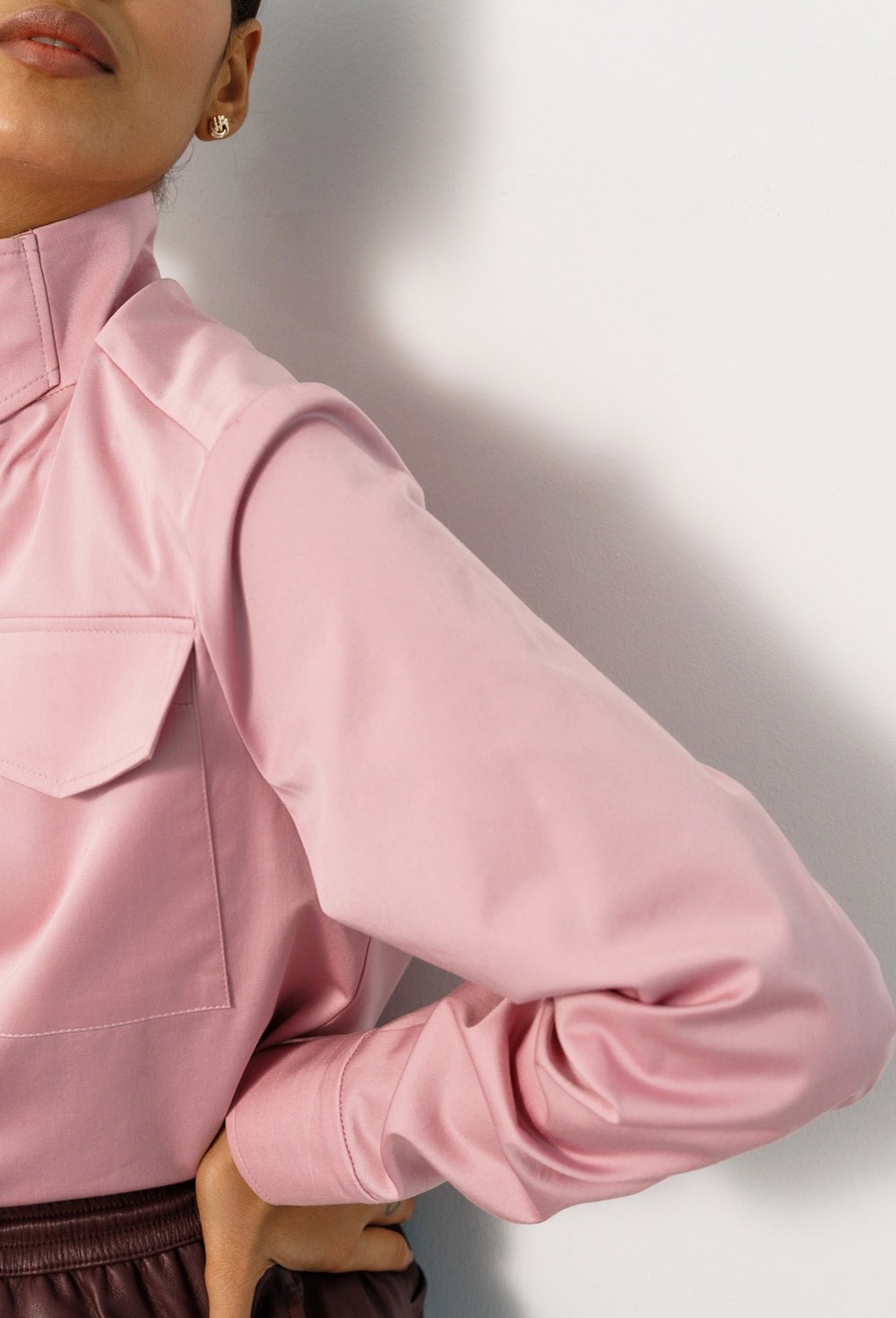 Рубашка с карманами из хлопка Hugo Boss - фото 77718