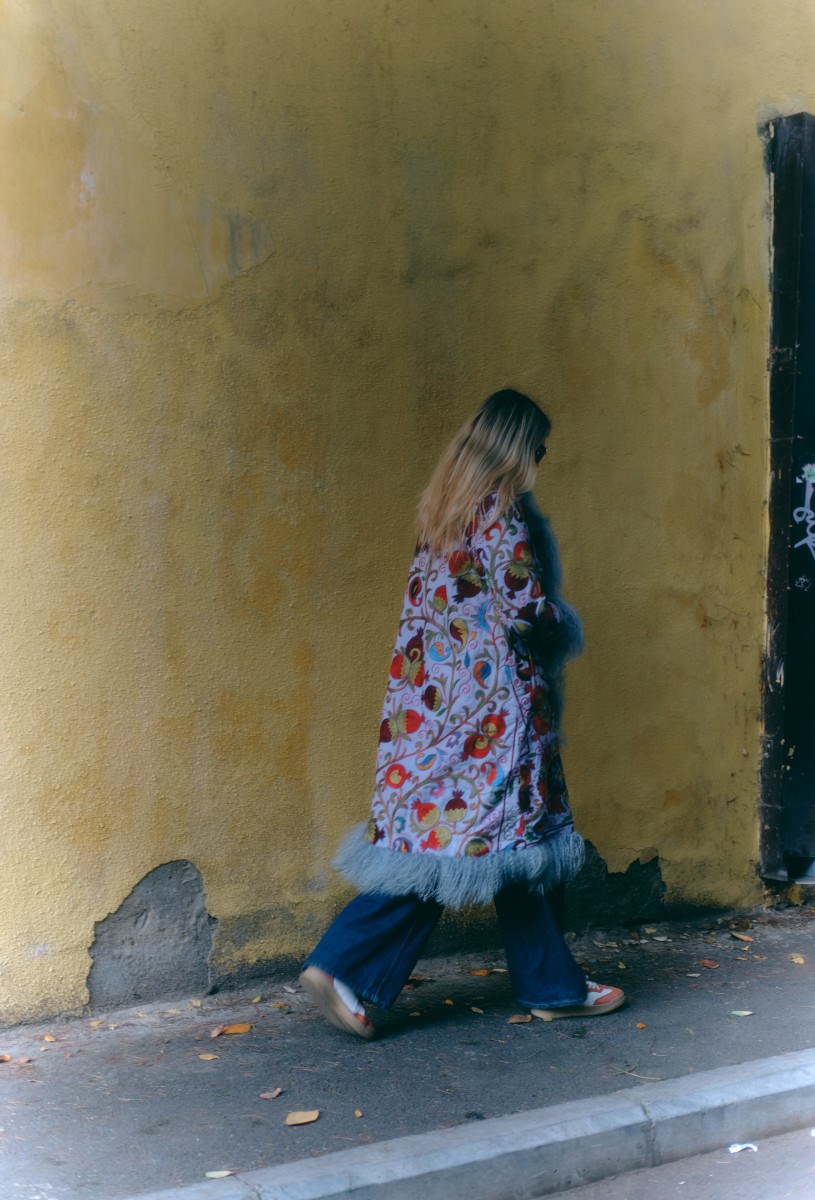 Пальто с вышивкой PURPLE HAZE - фото 77888