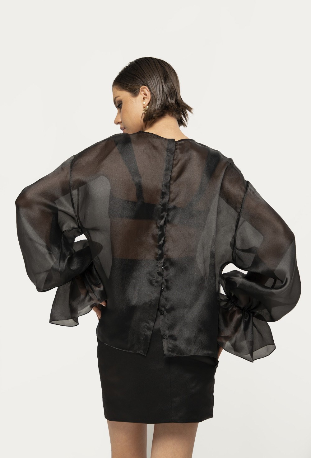 Блуза из органзы - фото 78782