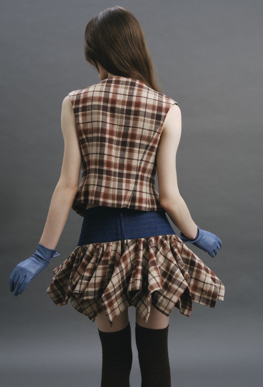 Короткая юбка c пряжками Debbie - фото 79271