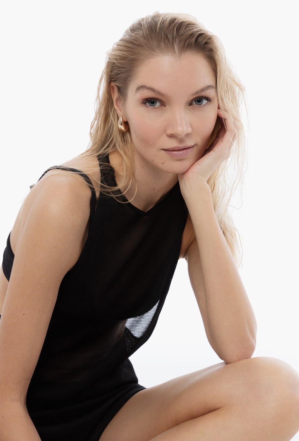 Вязанное пляжное платье  SAND - фото 79481