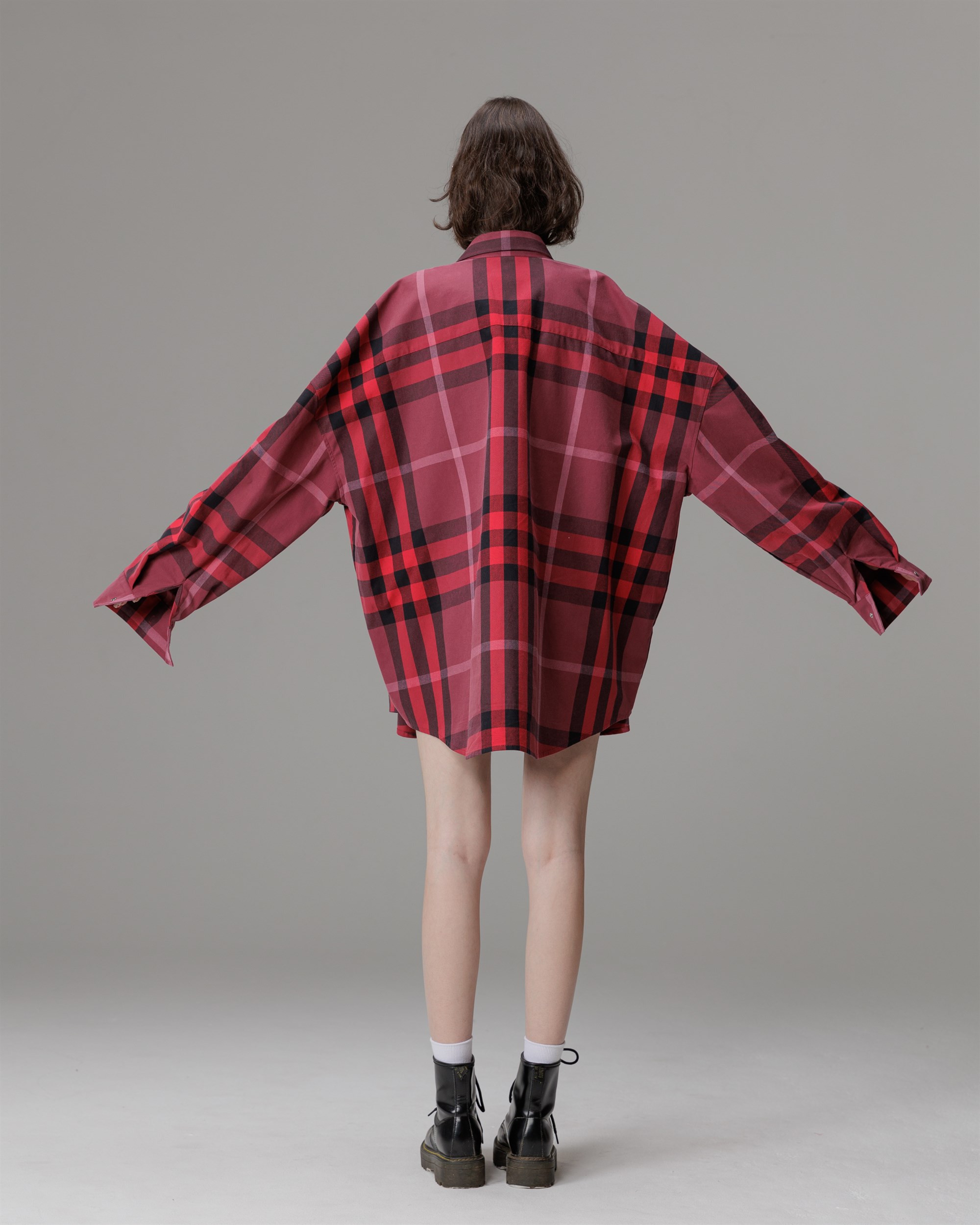 Рубашка оверсайз "SCHOOL" - фото 79802