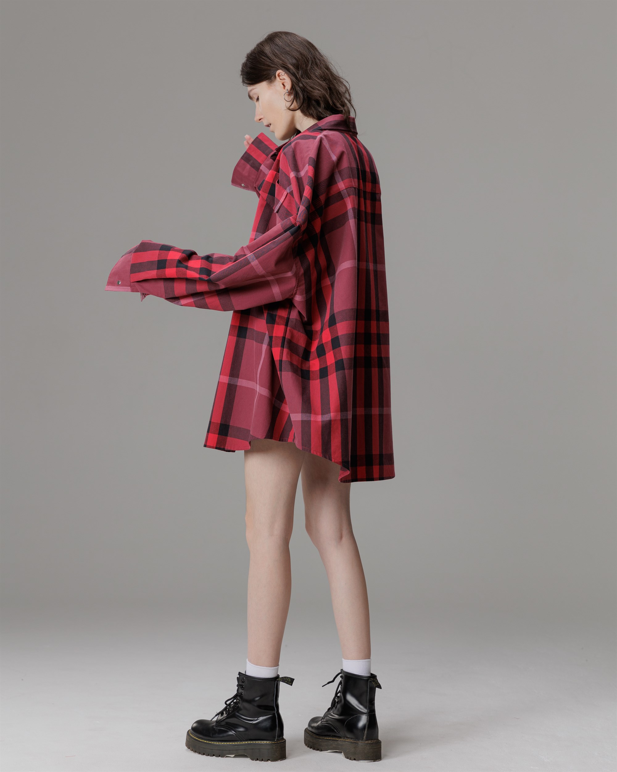 Рубашка оверсайз "SCHOOL" - фото 79803