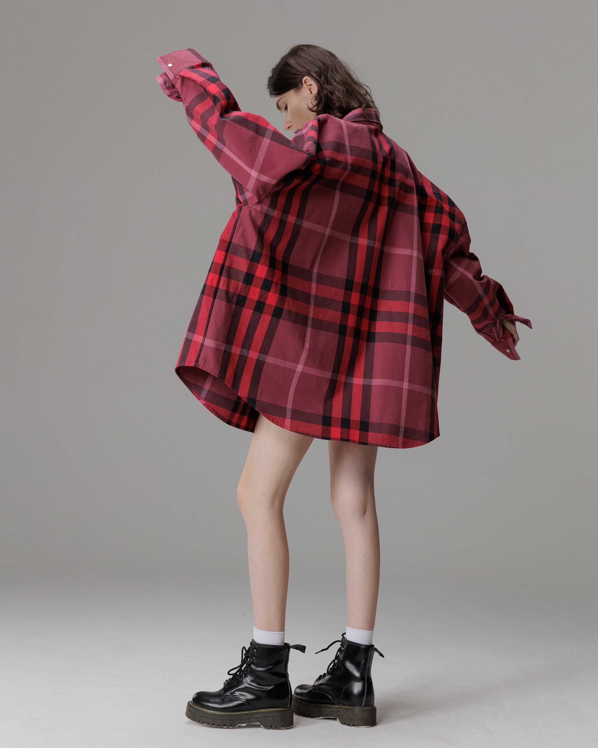 Рубашка оверсайз "SCHOOL" - фото 79804