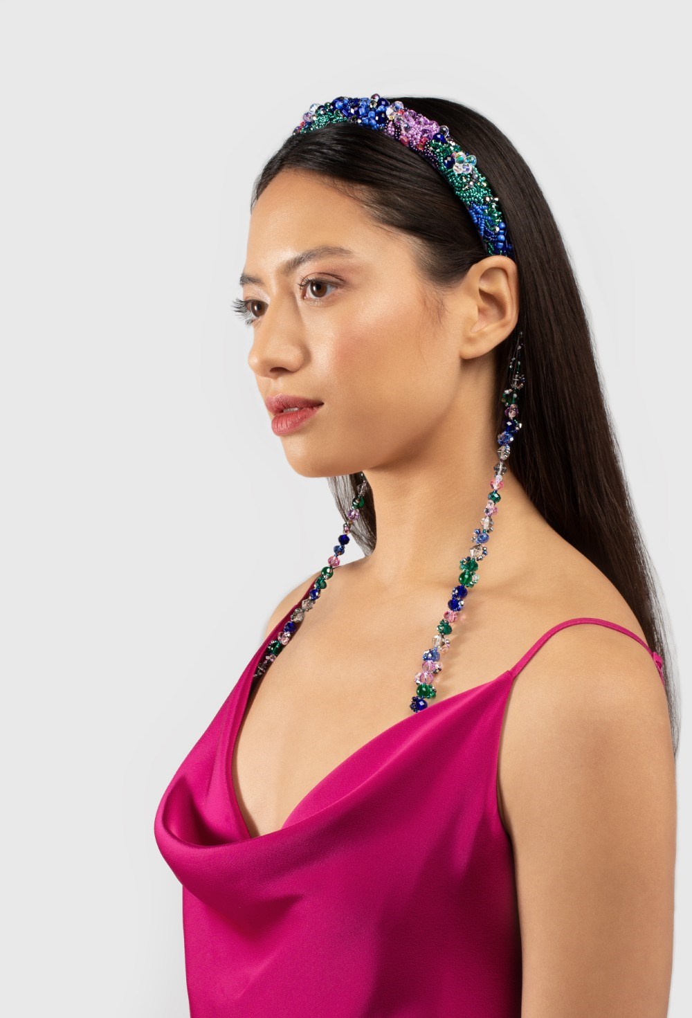 Ободок с подвесками À Perles - фото 80444