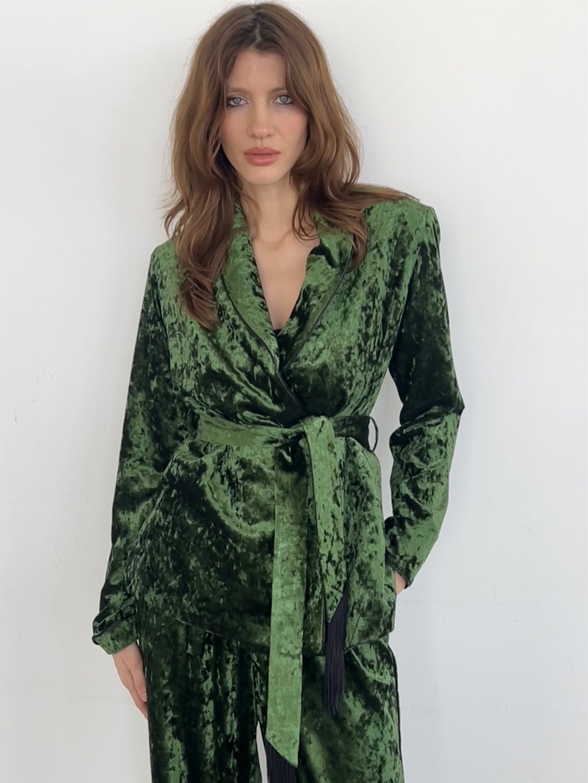 Костюм из бархата - фото 81041