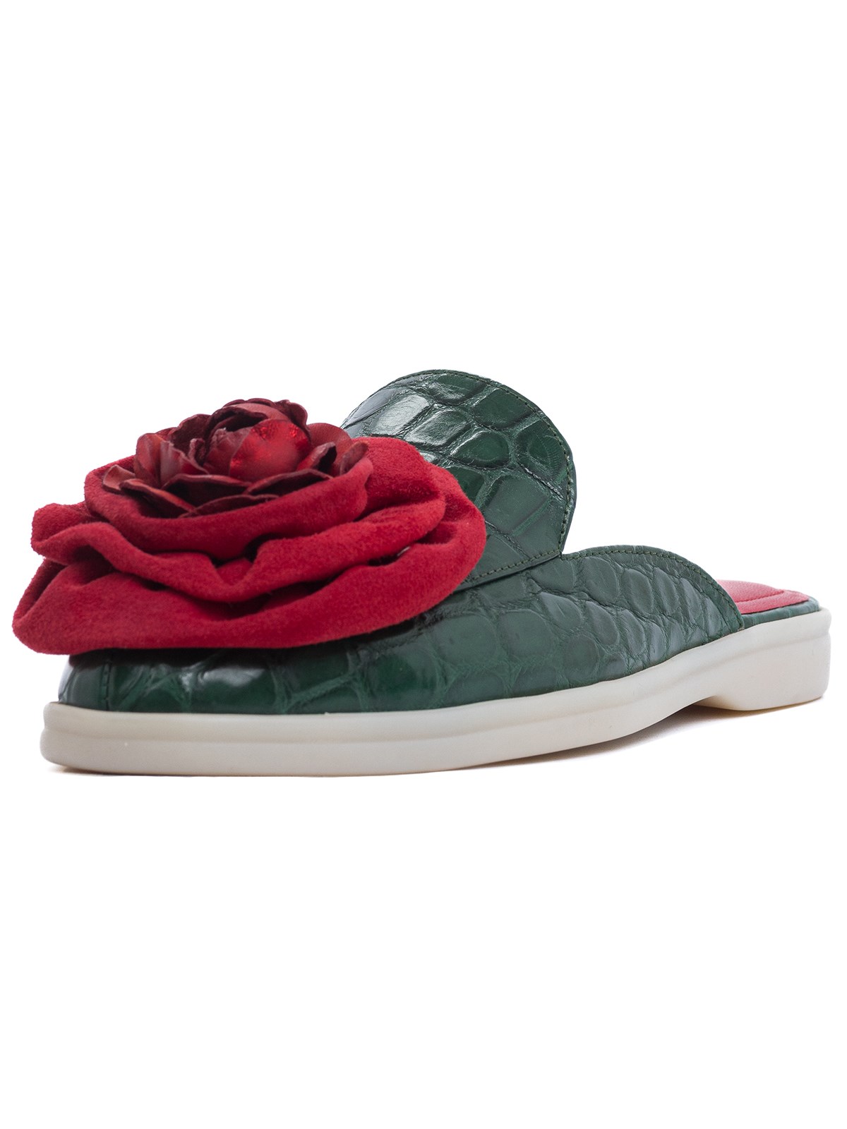 Мюли Алые розы - фото 81106