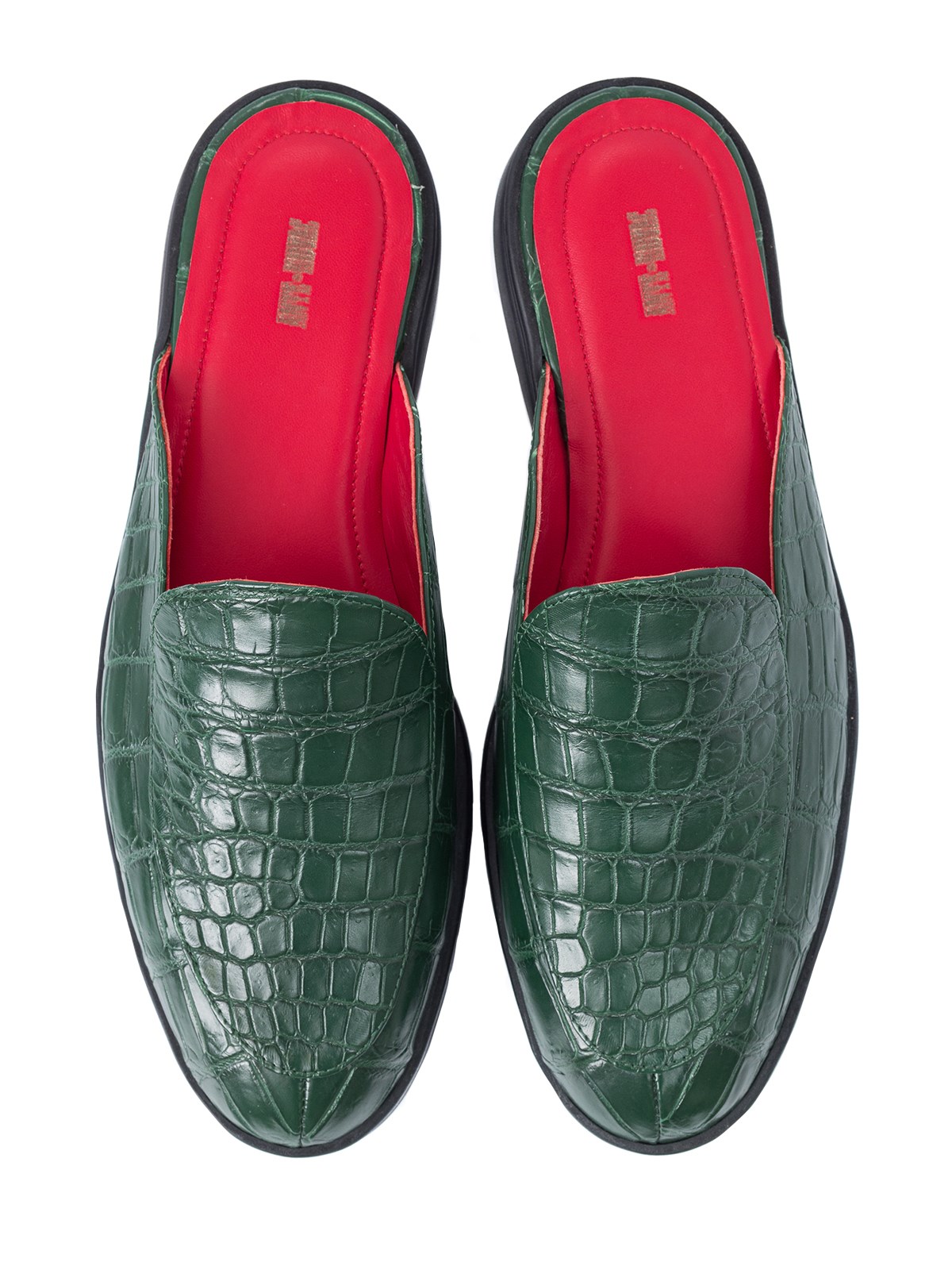 Мюли зеленые - фото 81172