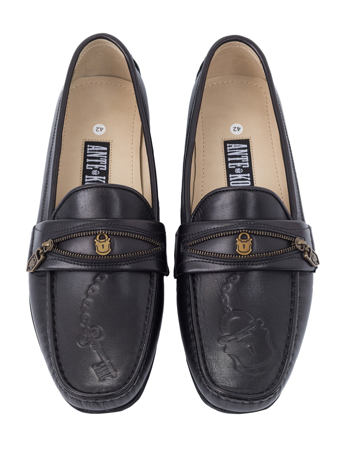 Мокасины в черном - фото 81200