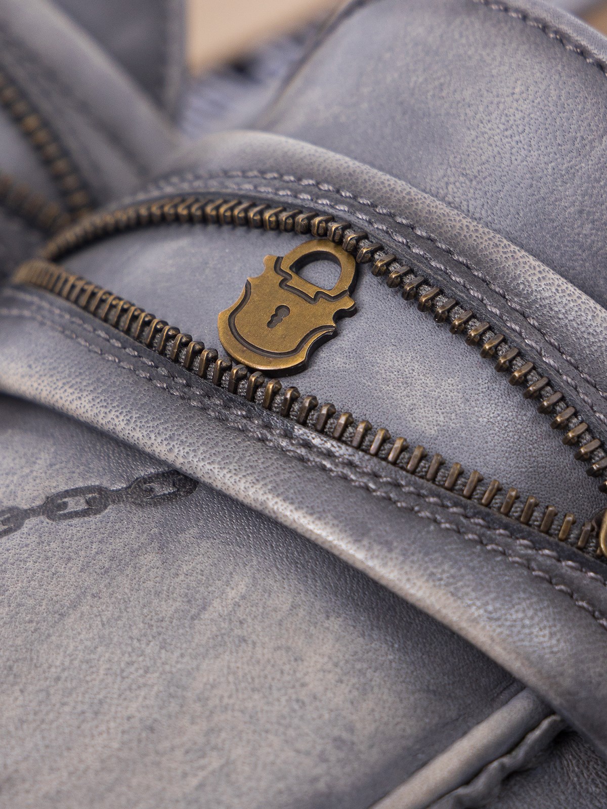 Мокасины в сером - фото 81215