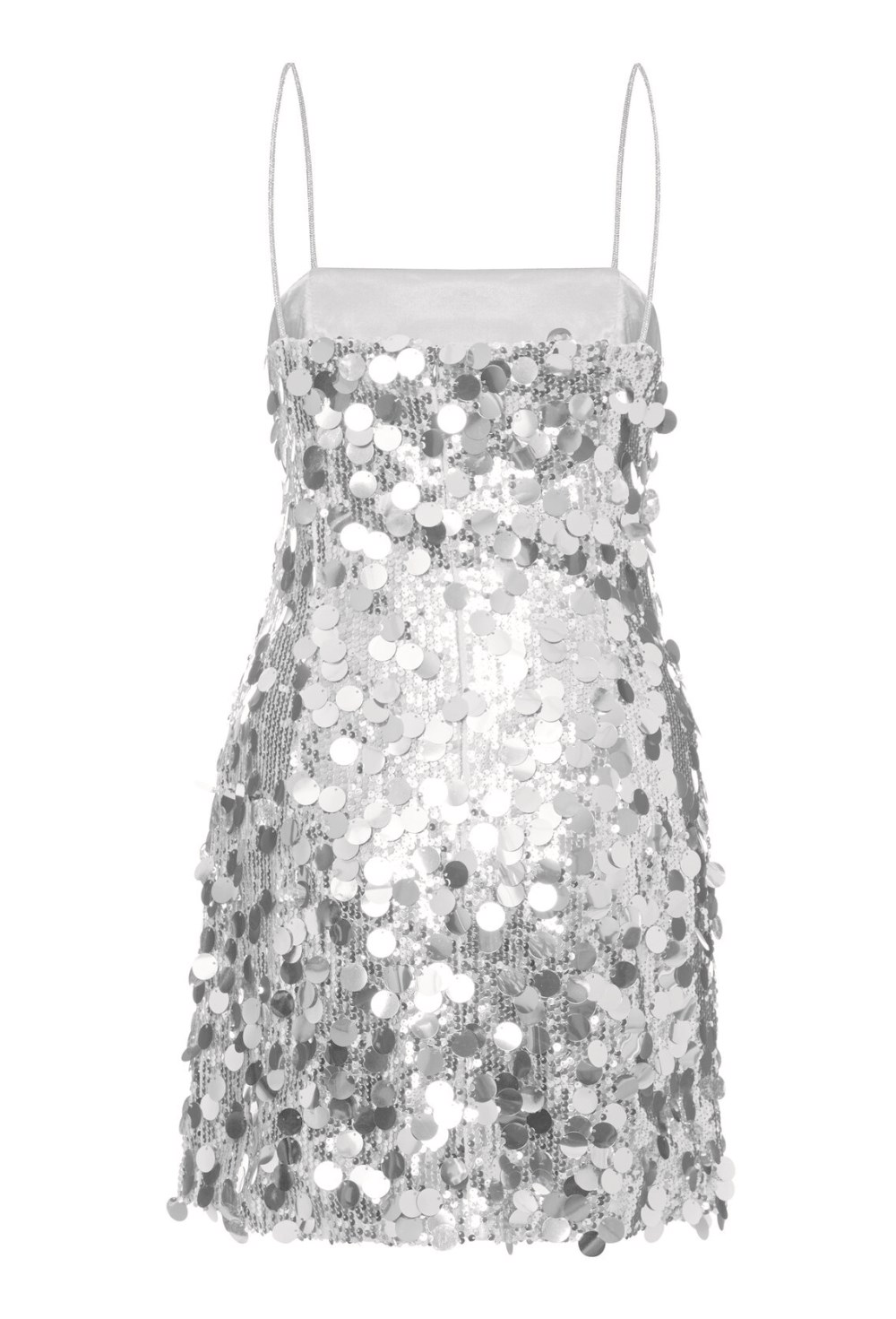 Платье комбинация в пайетках - фото 81257