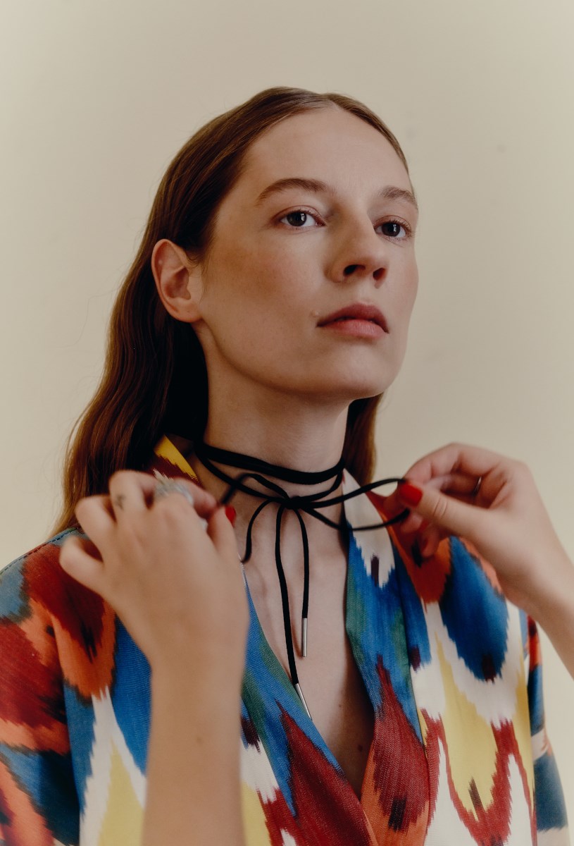 Шелковый кафтан MARISA - фото 81286