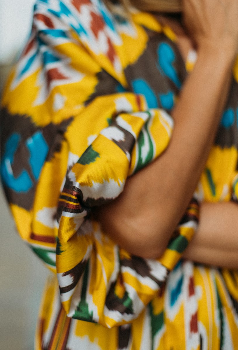 Шелковый кафтан PHOENIX - фото 81300