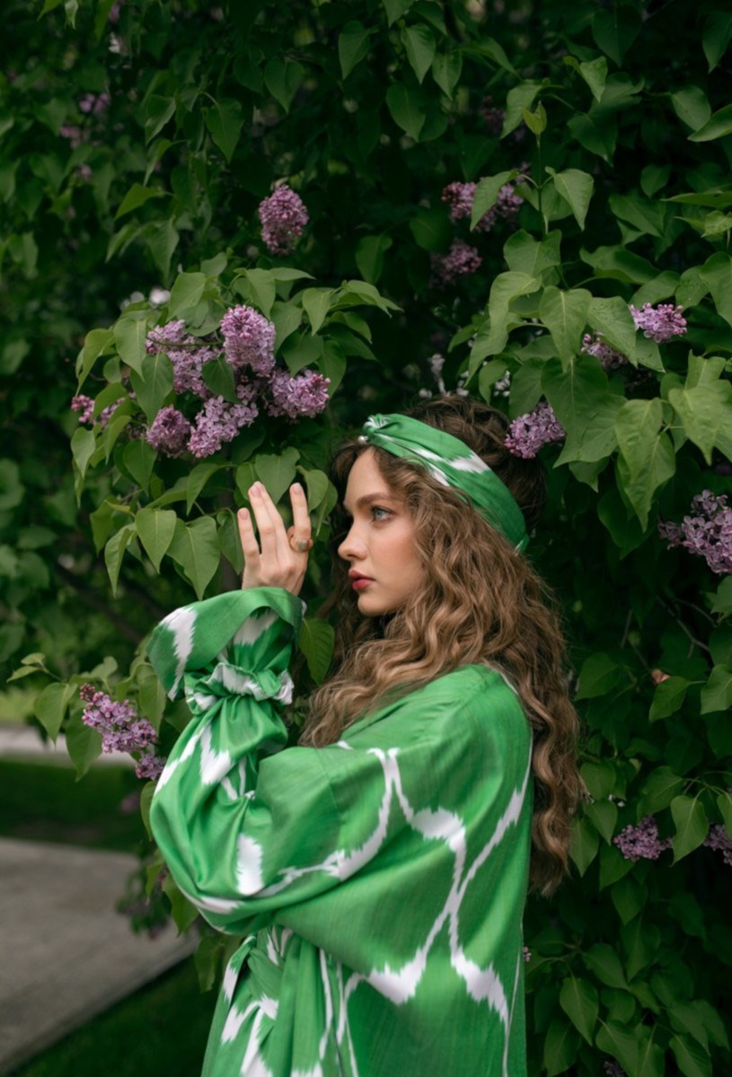 Шелковый кафтан JASMINE - фото 81306