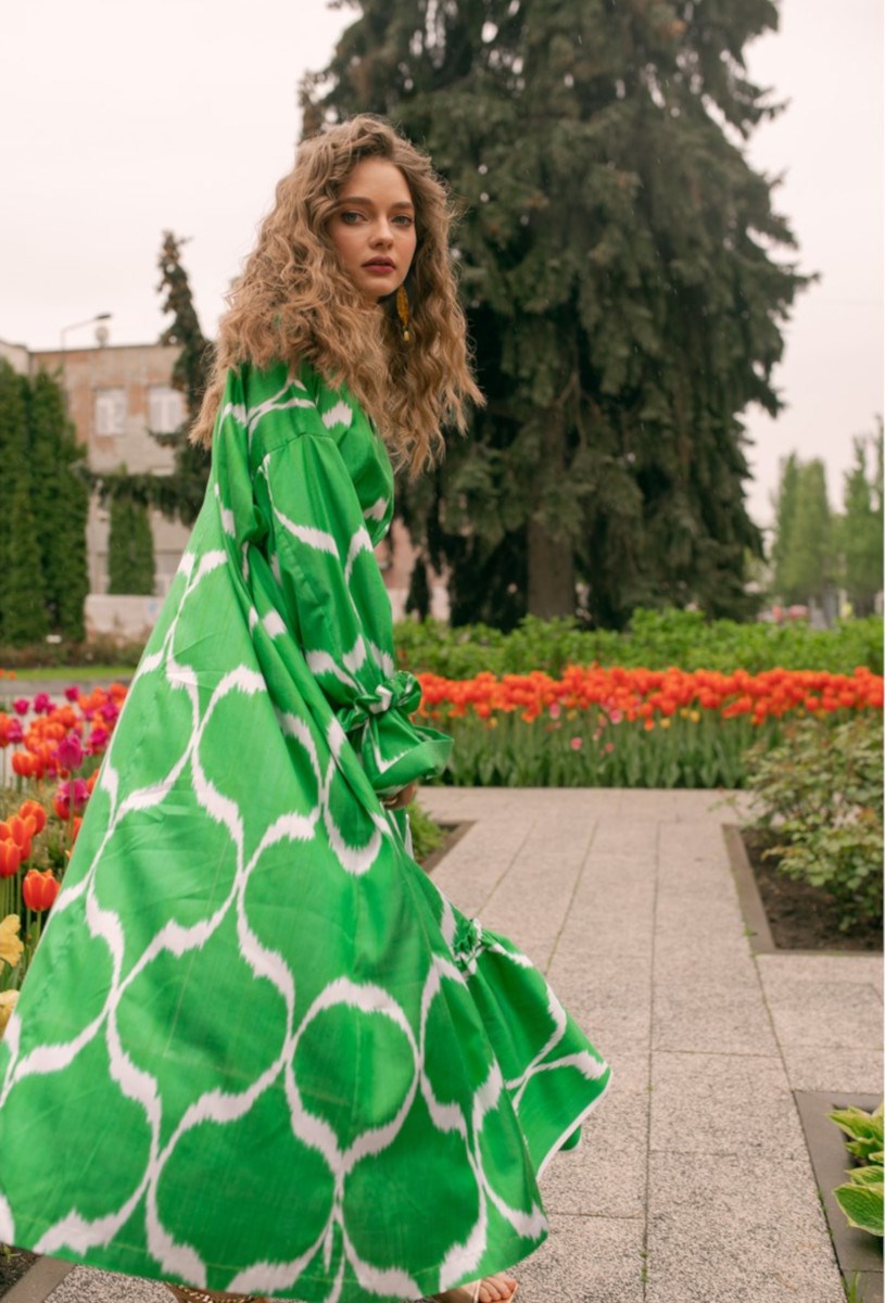 Шелковый кафтан JASMINE - фото 81307