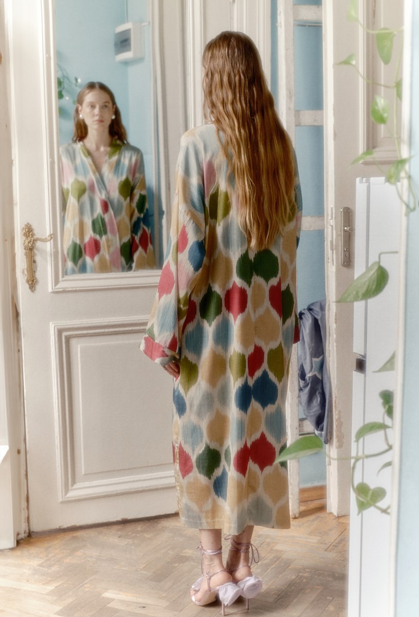 Шелковое кимоно JEWELS - фото 81316