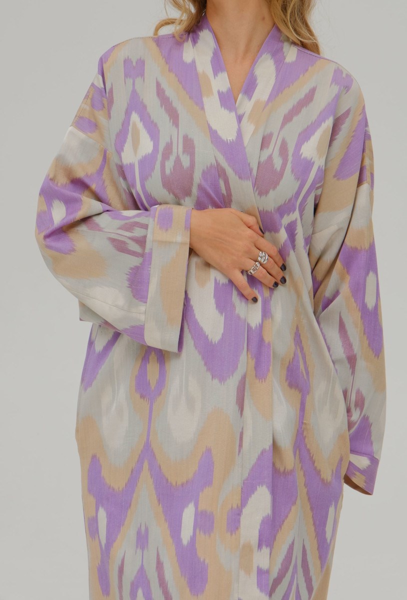 Шелковый кафтан  LOTUS - фото 81326