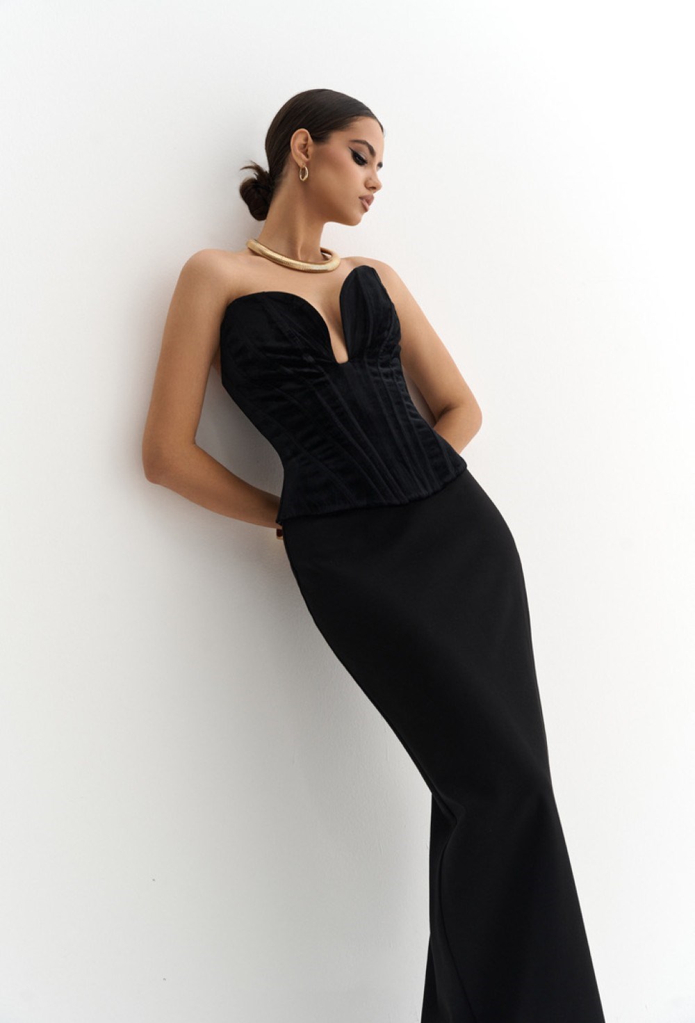 Бархатный корсет HEART - фото 82226