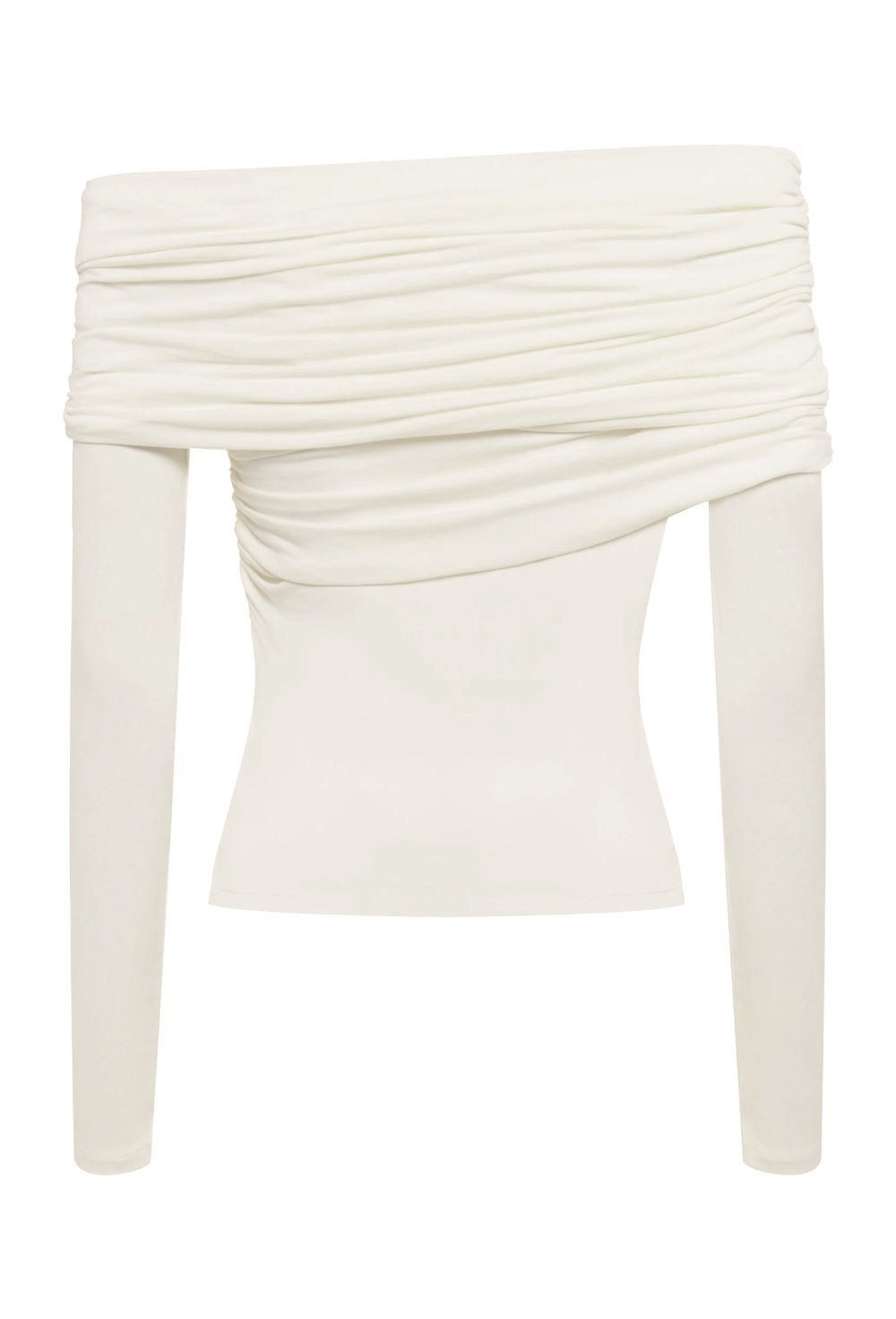 Лонгслив с ассиметричными плечами - фото 82874