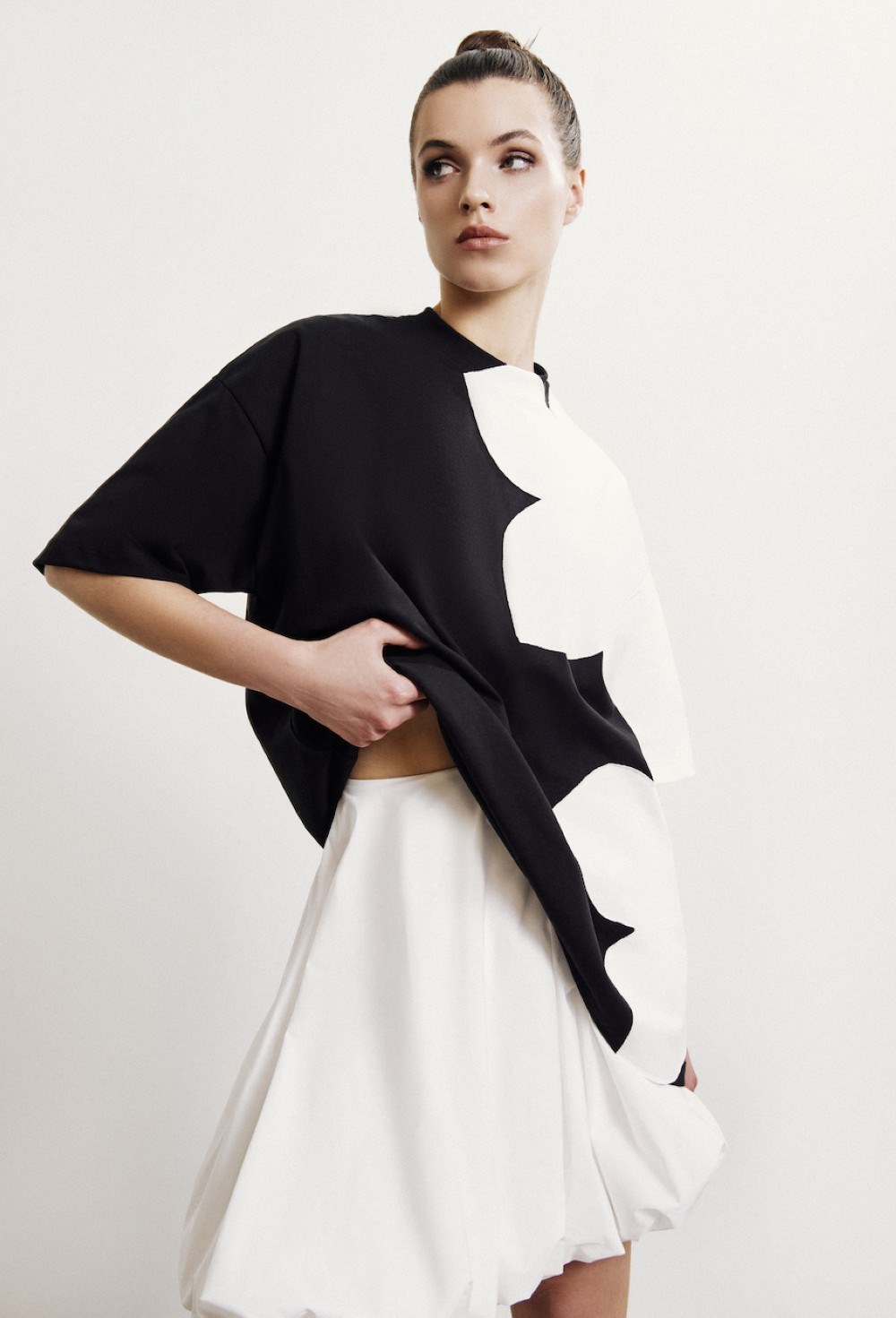 Футболка с цветами - фото 82921