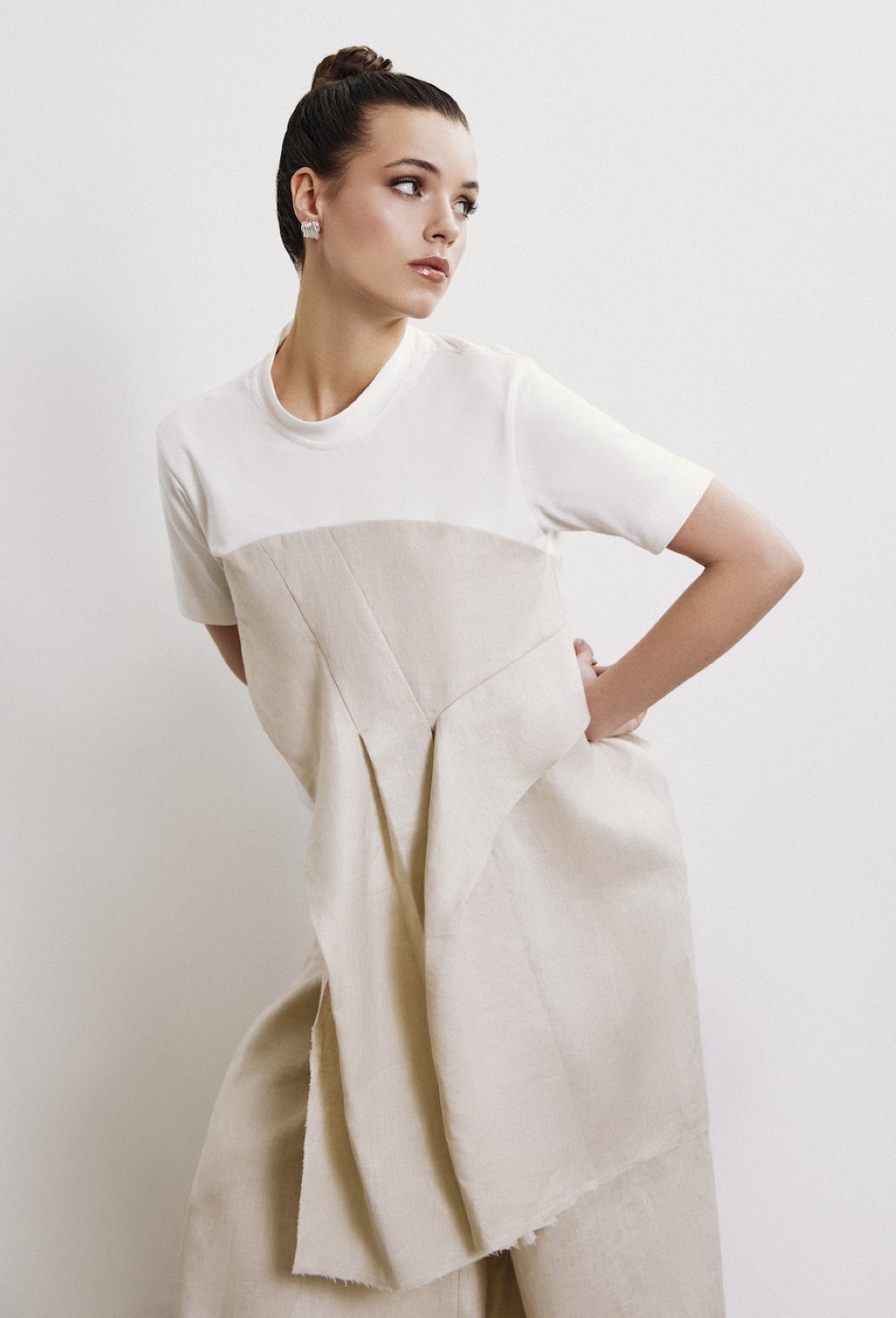 Футболка со льном - фото 82929