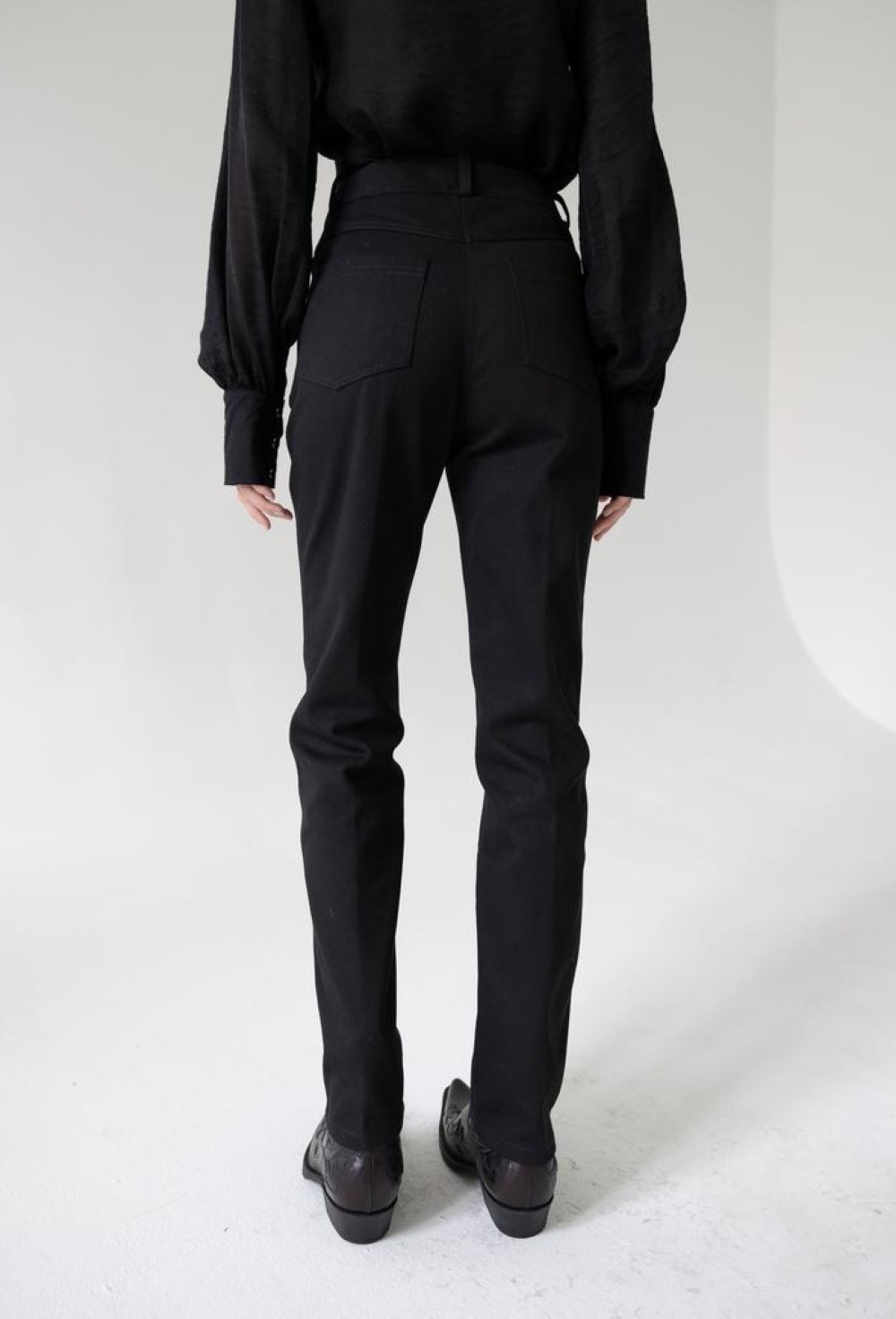 Джинсы с отстрочкой - фото 83065