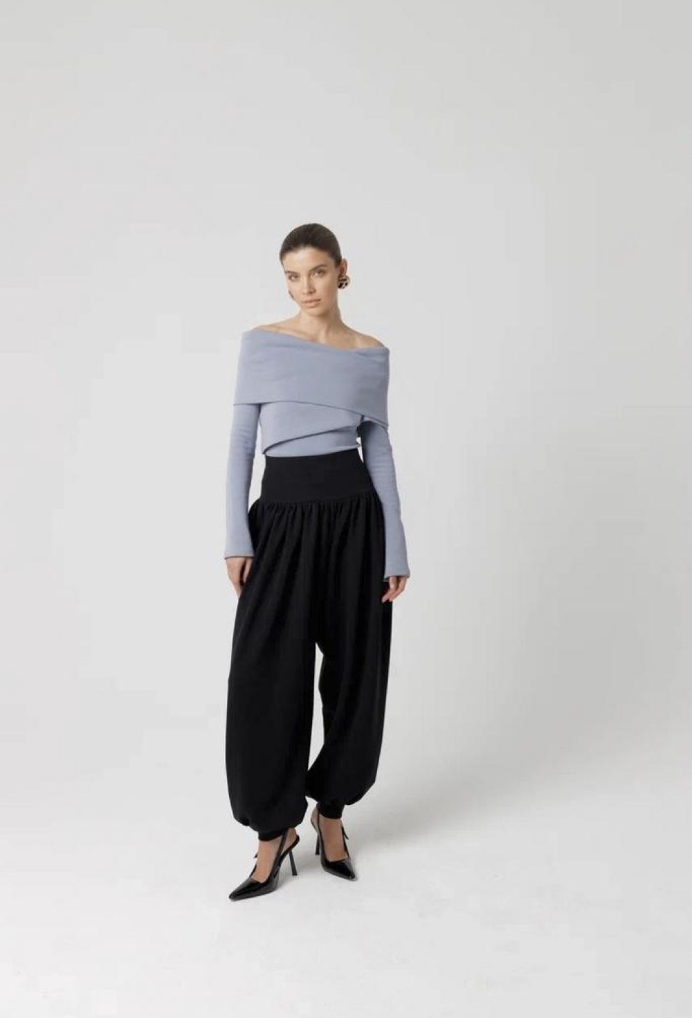 Джемпер с перекрутом - фото 83088