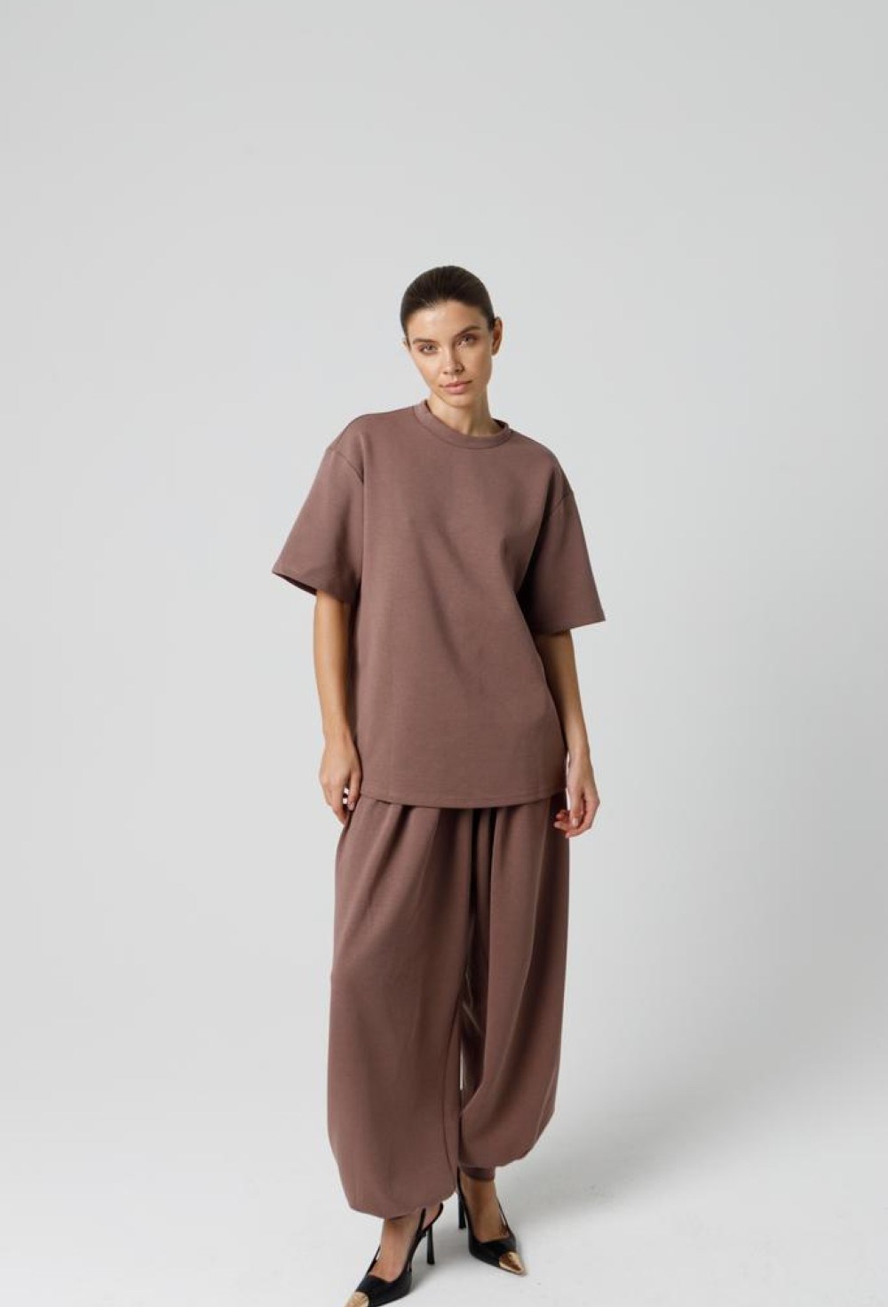 Брюки-баллоны - фото 83095