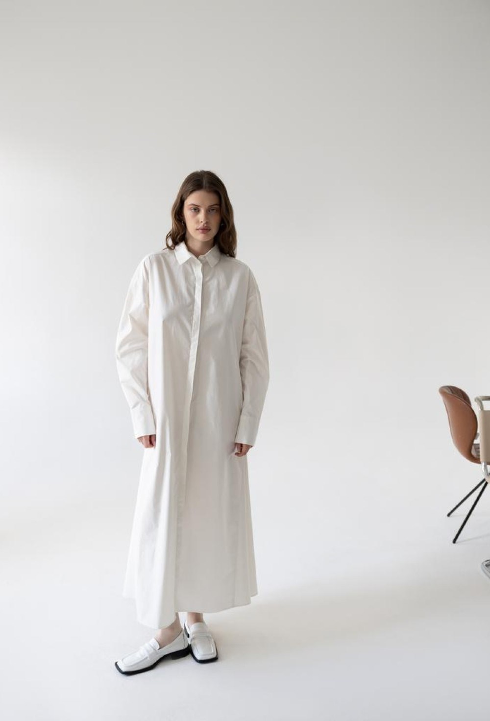 Платье-рубашка JIL - фото 83188