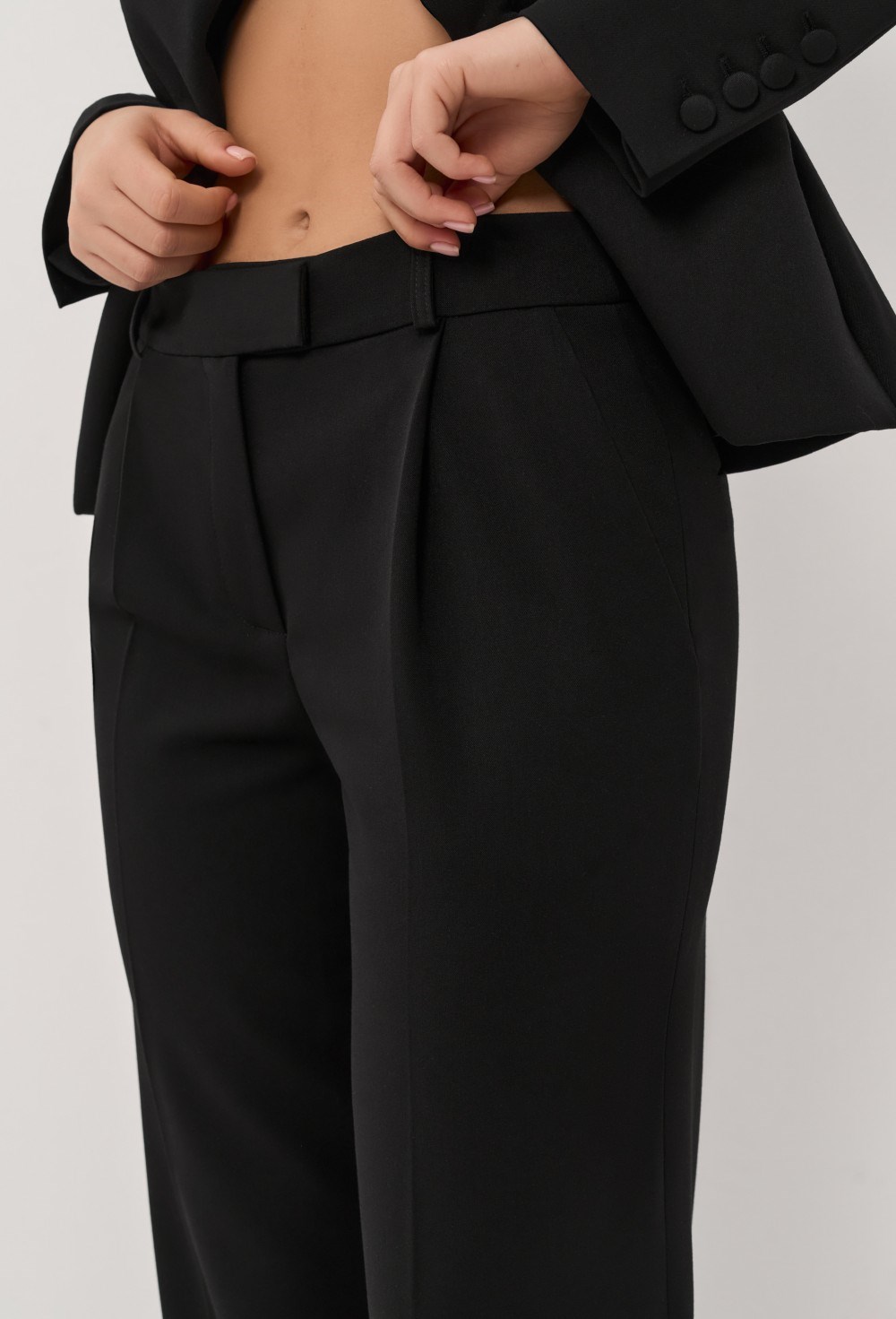 Брюки со складкой - фото 83280