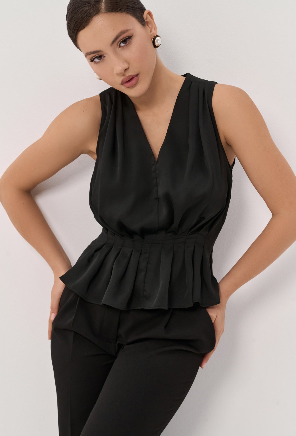 Блузка с драпировкой Celebrating - фото 83293