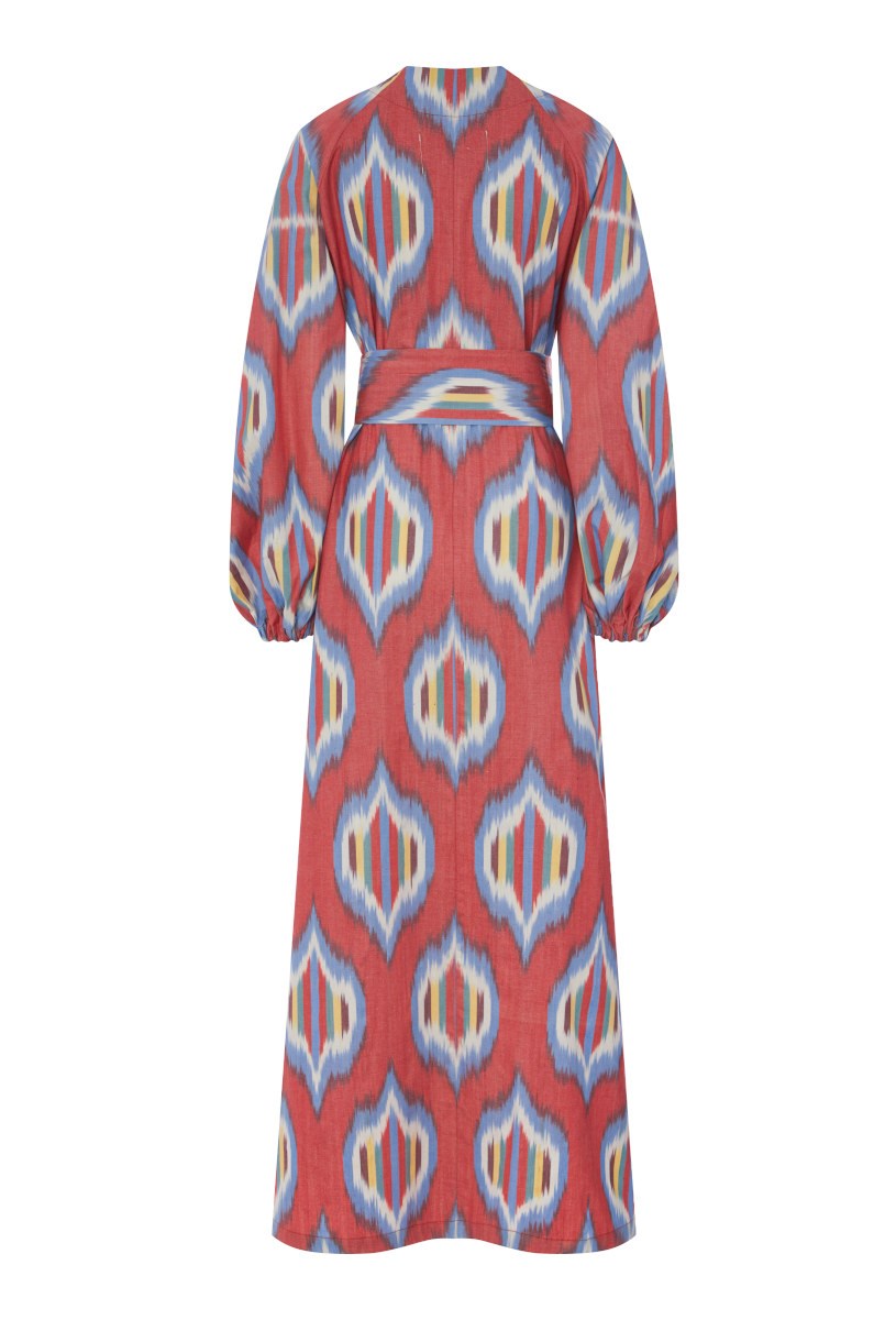 Платье-кимоно BELLE POPPIES - фото 83428