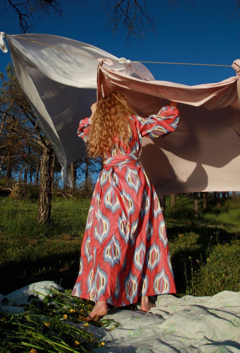 Платье-кимоно BELLE POPPIES - фото 83430