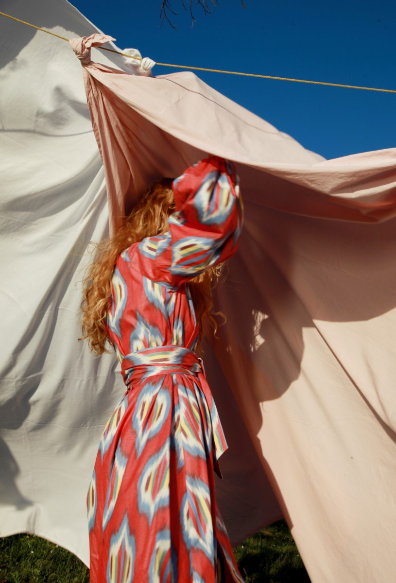 Платье-кимоно BELLE POPPIES - фото 83431