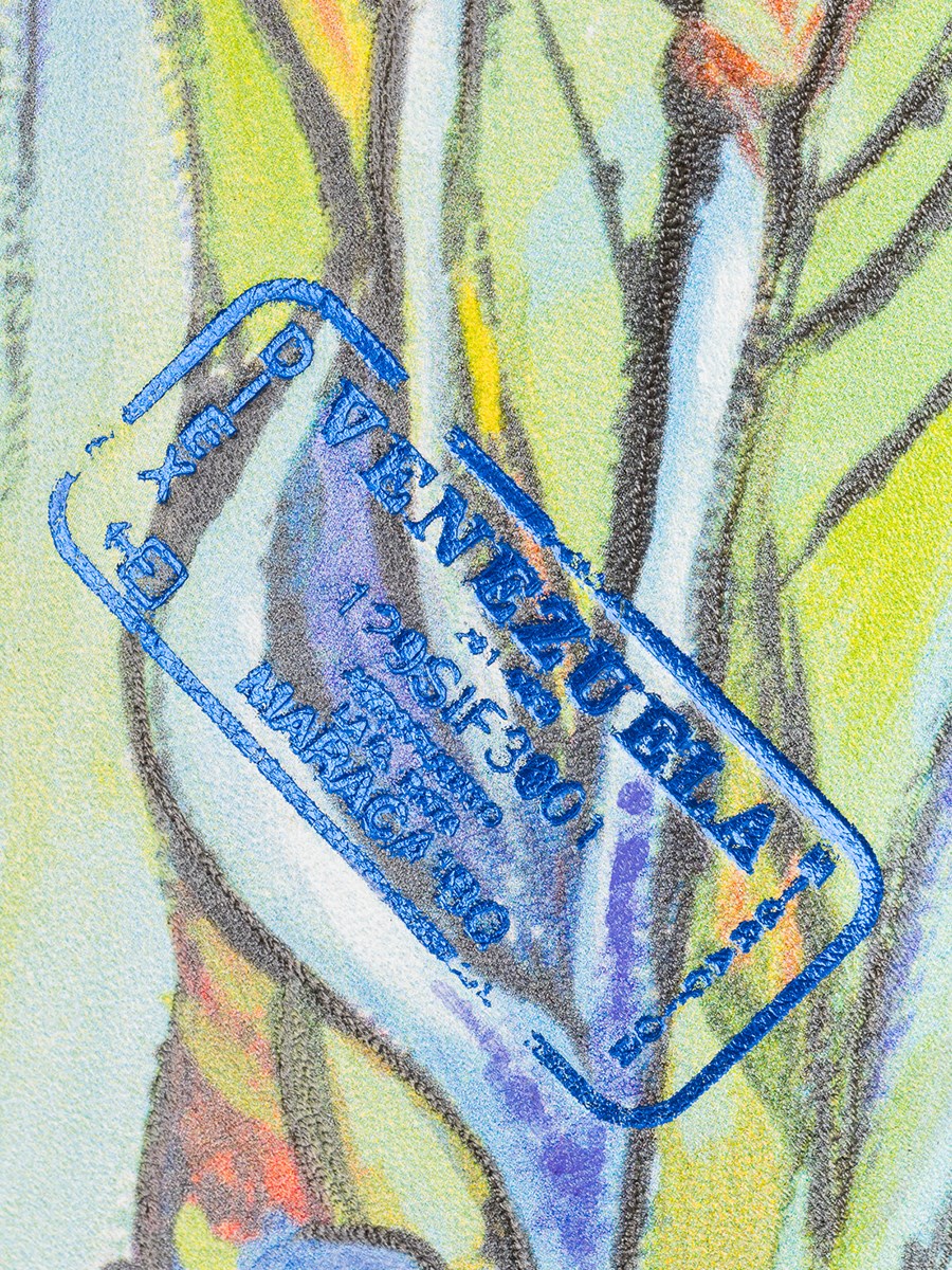 Клатч Комета "Ирисы для Mrs. Van Gogh" - фото 83452