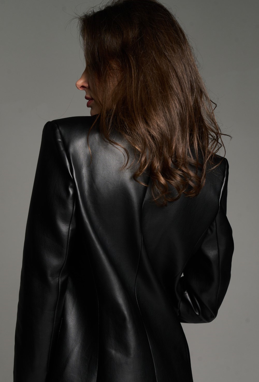 Жакет из экокожи - фото 83847