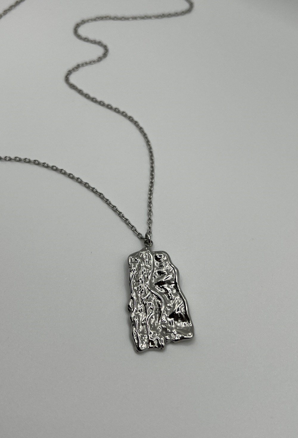 Подвеска "Мятая пластина" - фото 83923